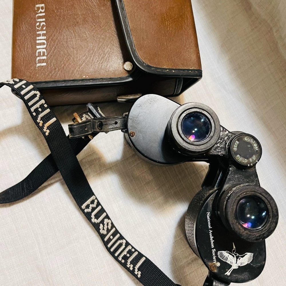 Vintage Bushnell Binoculars and Case